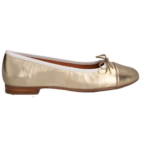 Billi Bi A6021 Ballerina Sko, Gold Nappa